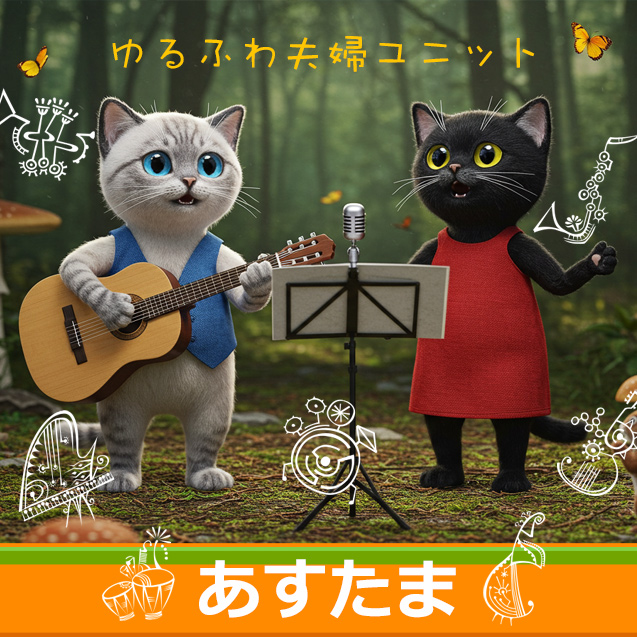 くろけんとmaoiのゆるふわ夫婦ユニットあすたま